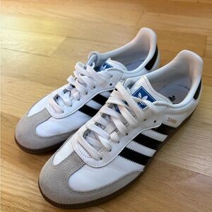 Adidas Samba Classic White and Black Shoes